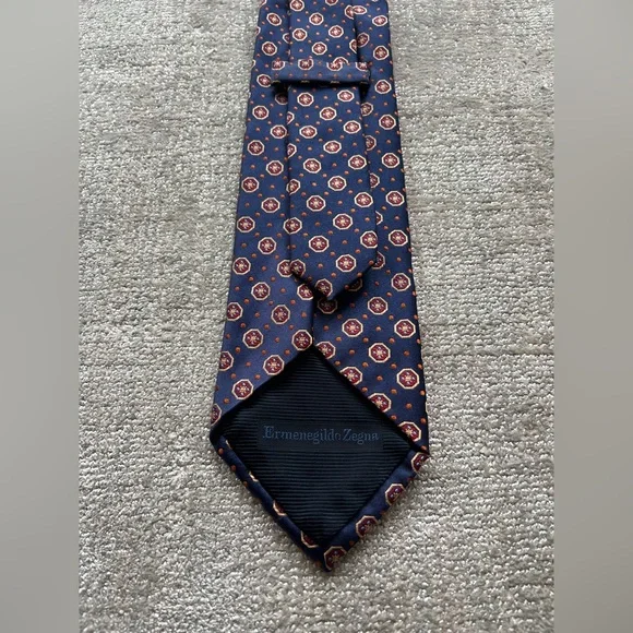 Ermenegildo Zegna 100% Silk Tie